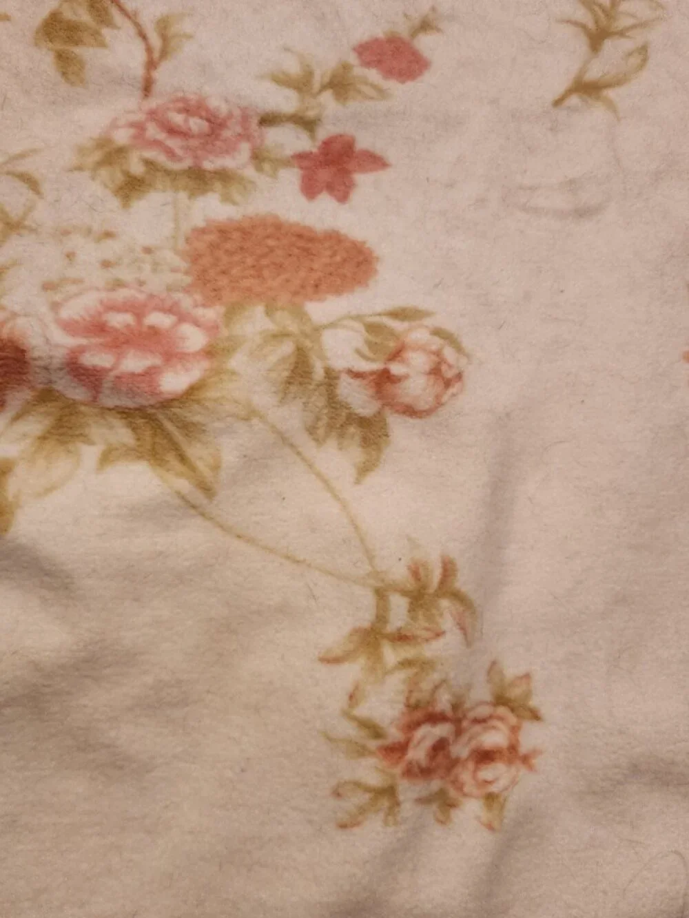 Vintage Garden Cotton Floral Blanket 66